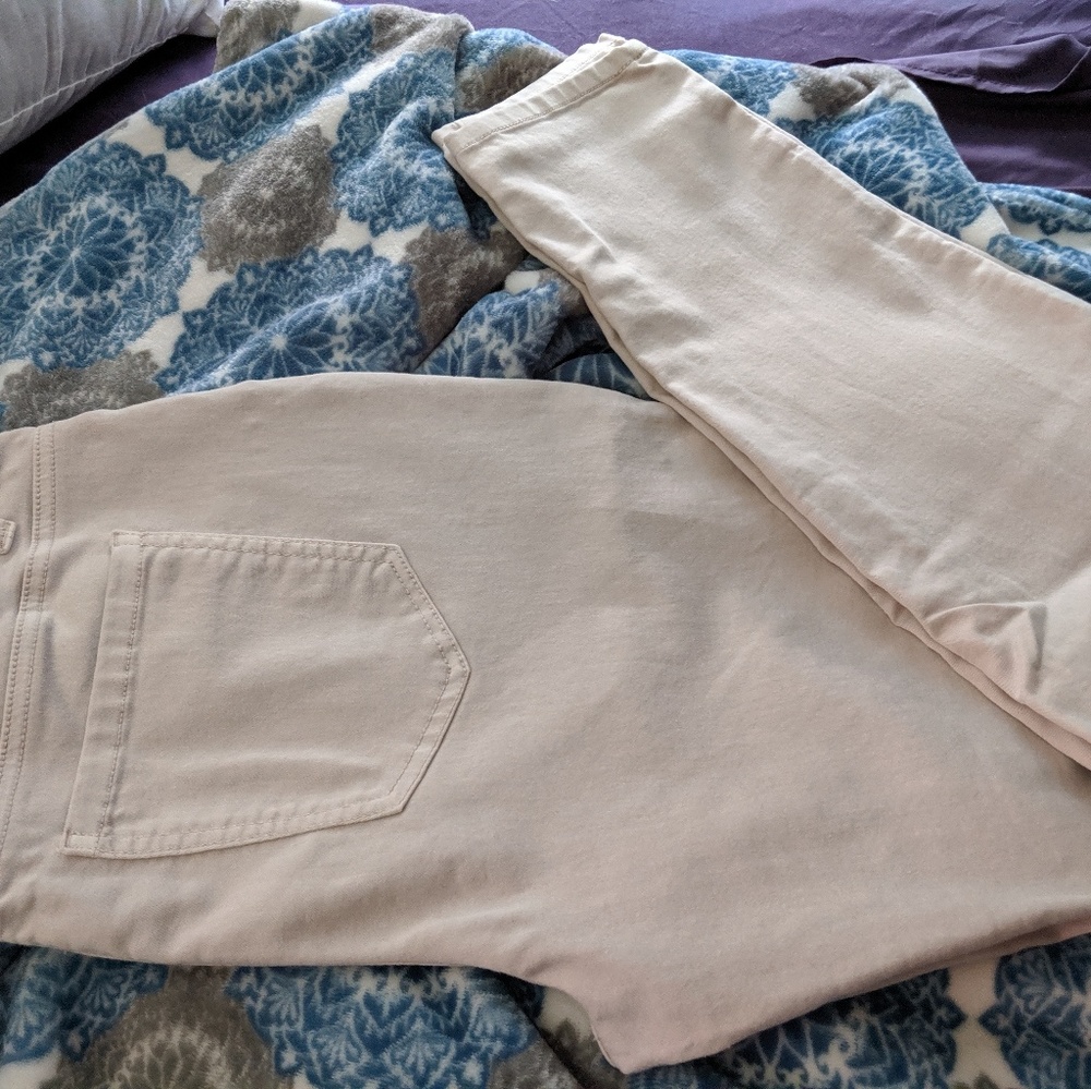 Light pink jeans